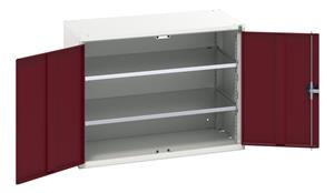 16926238.** verso shelf cupboard with 2 shelves. WxDxH: 1050x550x800mm. RAL 7035/5010 or selected
